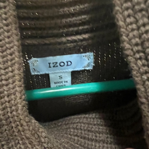 Izod Women’s Brown open sweater vest size S - Picture 2 of 5